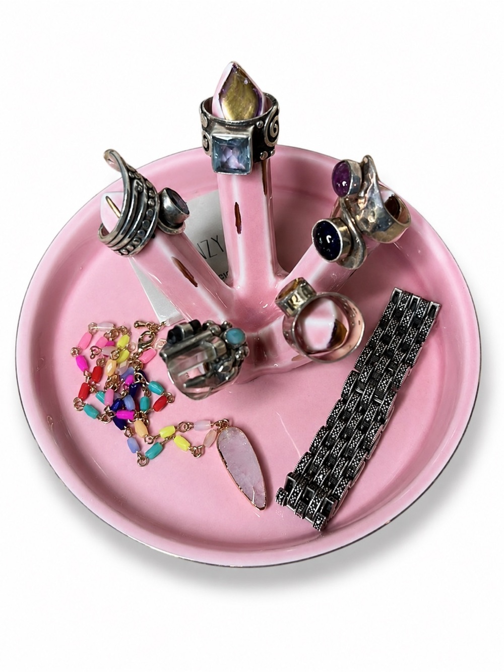 La Casa Bella Porcelain (5) Ring‎ Jewelry Holder